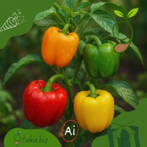 মিক্স কালার ক্যাপসিকামের বীজ (২০টি +/- দানা)